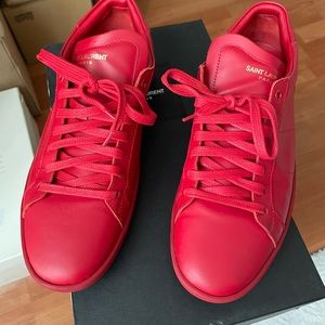Saint Laurent Paris SL/01 Court Classic Red